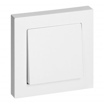 Przycisk dzwonek podtynkowy Malta, 10A, 250V, WP-6/7M, biały (FMS-104/W)