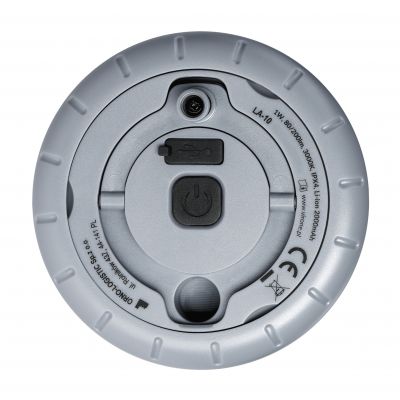 Lampka kempingowa z girlandą 8m 80/200lm 2000mAh 3000K biała ciepła ORNO  (LA-10)