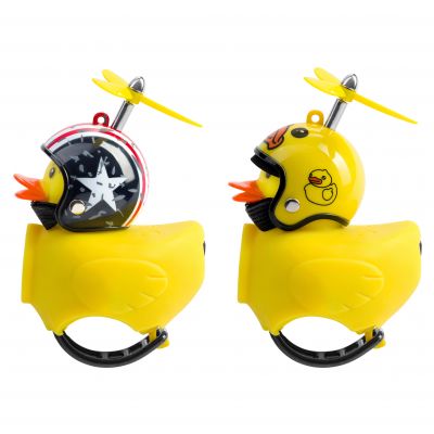 Światło rowerowe + dzwonek kaczka w kasku 130lm 800mAh 6000K 2 wzory ORNO (LT-21)