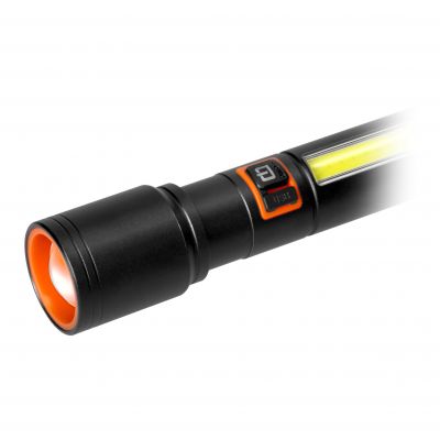 Latarka LED, 270/105lm, 1200mAh, przecinak do pasów, młotek bezpieczeństwa (LT-30)