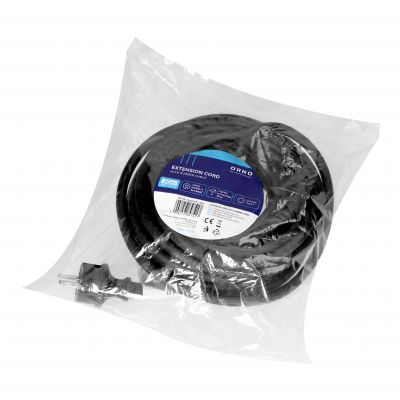 Przedłużacz warsztatowy bryzgoszczelny IP44, 1x2P+Z 30m,kabel gumowy olejoodporny H07RN-F 3x1,5mm2, (OR-AE-13290(GS)/30M)