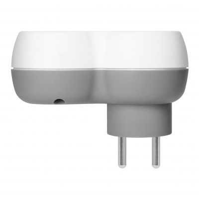 Rozgałęźnik 2P+Z, USB-A+C, biało-szary (OR-AE-13302)