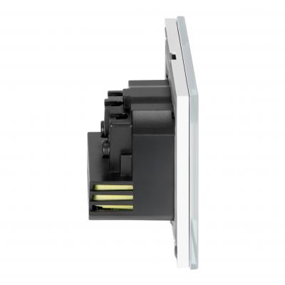 Gniazdo pojedyncze 2P+Z, USB-A + USB-C, PD, max. 20W, biały (OR-AE-13308/W)