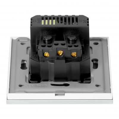 Gniazdo pojedyncze 2P+Z, USB-A + USB-C, PD, max. 20W, biały (OR-AE-13308/W)