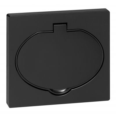 Hermetyczne gniazdo elektryczne, IP44, 1x2P+Z(Schuko), czarne (OR-AE-1397(GS)/B)