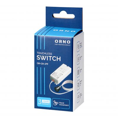 Włącznik bezdotykowy dwubiegunowy IP20 500W ORNO (OR-CR-279)