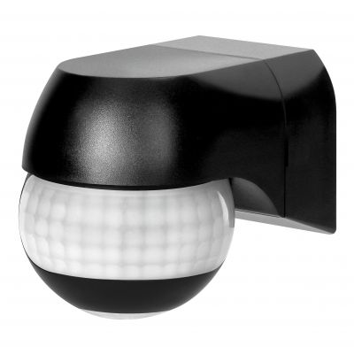 Czujnik ruchu 180° IP44 800W max 15m mini czarny ORNO (OR-CR-286/B)