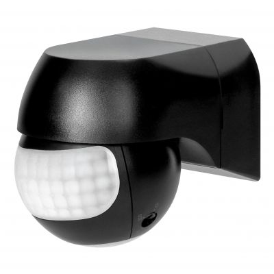 Czujnik ruchu 180° IP44 800W max 15m mini czarny ORNO (OR-CR-286/B)