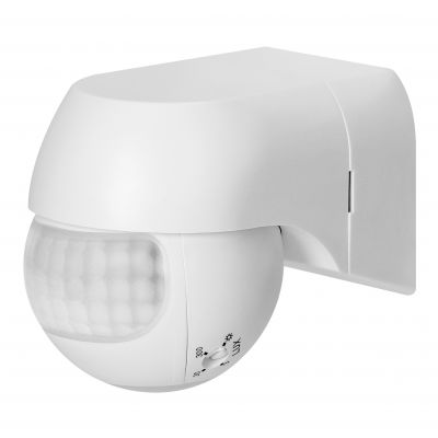 Czujnik ruchu 180° IP44 800W max 15m mini biały ORNO (OR-CR-286/W)