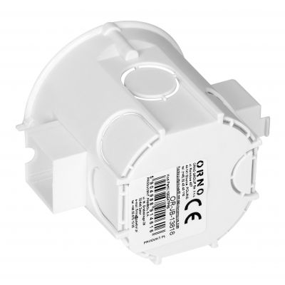 Puszka podtynkowa 60 mm głęboka szeregowa, biała (OR-JB-13818)