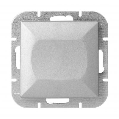 Łącznik krzyżowy podtynkowy Pearl, 10A, 250V, WP-8P, srebrny (OR-OE-7703/G)