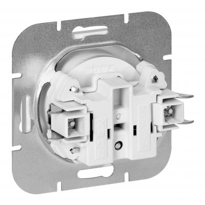 Gniazdo pojedyncze podtynkowe 2P+Z Pearl, 16A, 250V, PT-16P, srebrny (OR-OE-7705/G)