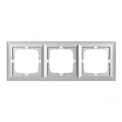 Ramka potrójna Pearl, Ra-3P, srebrny (OR-OE-7720/3/G)