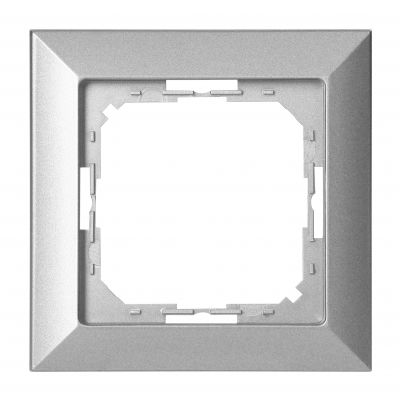 Ramka pojedyncza Pearl, Ra-1P, srebrny (OR-OE-7720/G)