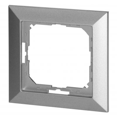 Ramka pojedyncza Pearl, Ra-1P, srebrny (OR-OE-7720/G)