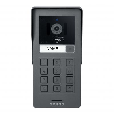 Zestaw wideodomofonowy jednorodzinny GADI 2-żyłowy Wi-Fi ekran dotykowy Full HD RFID 125k ORNO  (OR-VID-MA-1085/B)