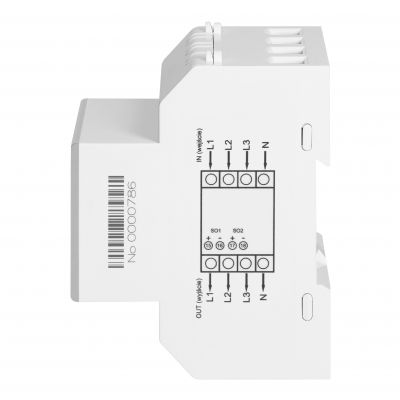 3-fazowy licznik energii elektrycznej, 100A, MID, 4 moduły, DIN TH-35mm (OR-WE-528)