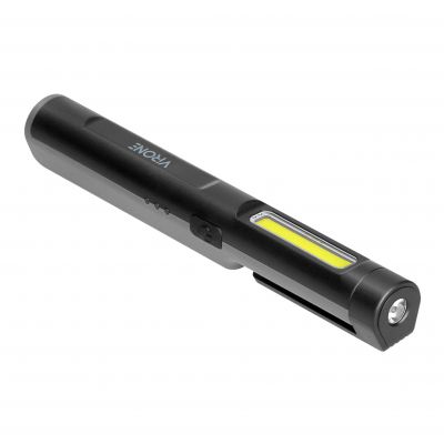 Latarka warsztatowa LED, 5+3W, 300lm+70lm, 600mAh, magnes, klips (WL-16)