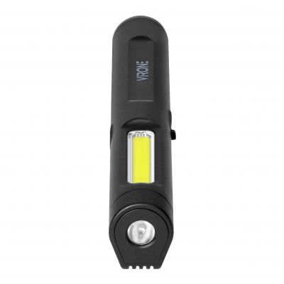 Latarka warsztatowa LED, 5+3W, 300lm+70lm, 600mAh, magnes, klips (WL-16)