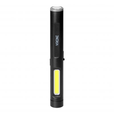 Latarka warsztatowa LED, 5+3W, 300lm+70lm, 600mAh, magnes, klips (WL-16)
