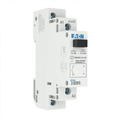 Z-S230/S Przekaźniki impulsowy bistabilny bez funkcji sygnalizacji diodą LED 16A 230V AC 1Z 265262 EATON (265262)