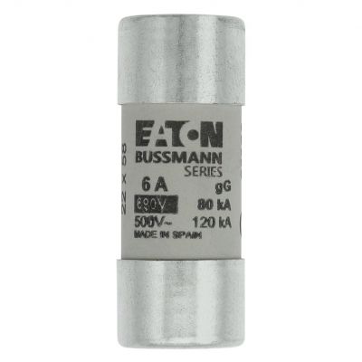 wkładka bezpiecznikowa cylindryczna 22x58 6A GG 690V AC C22G6 EATON (C22G6)