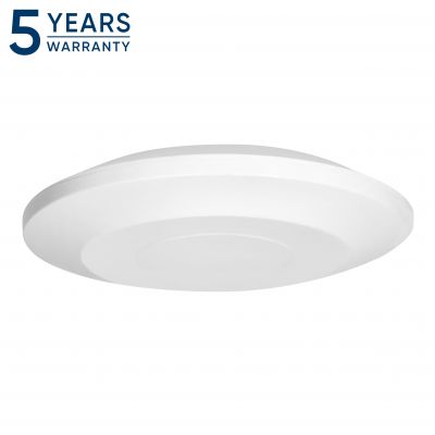 Ultrasoniczny czujnik ruchu i obecności 360° IP20 2000W ultra płaski biały ORNO (OR-CR-298/W)