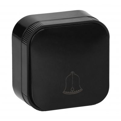 Przycisk dzwonek natynkowy ToDo IP20, czarny (OR-OE-7204/B)