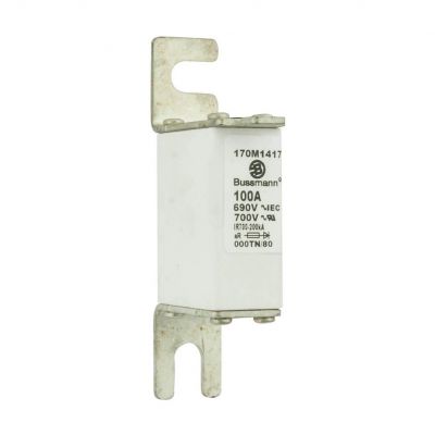 FUSE 100A 690V 000TN/80 AR UC Wkładka szybka 100A 690V 000TN/80 AR UC 170M1417 EATON (170M1417)