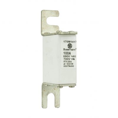 FUSE 100A 690V 000TN/80 AR UC Wkładka szybka 100A 690V 000TN/80 AR UC 170M1417 EATON (170M1417)