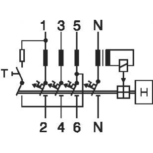 FRBM6-C16/3N/003-A wyłącznik różnicowonadprądowy 6kA C16A 3P+N 30mA typ A 170999 EATON (170999)