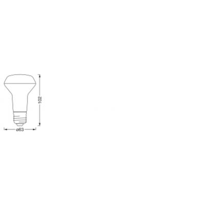 Żarówka LED E27 R63 4,7W = 60W 345lm RGB CCT 45° SMART+ WIFI Ściemnialna 4058075609570 LEDVANCE (4058075609570)