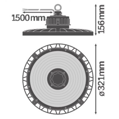 HB P 190W 840 70DEG IP65 LEDVANCE (4058075692824)