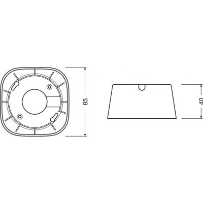 Adapter do czujnika VIVARES ZB SENS ADAPTER LEDVANCE (4058075650107)