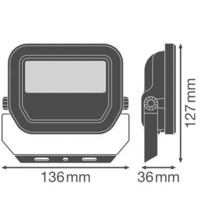 Naświetlacz LED FLOODLIGHT PFM G4 8W/6W 1133lm/W 3000K Biały LEDVANCE (4099854305702)