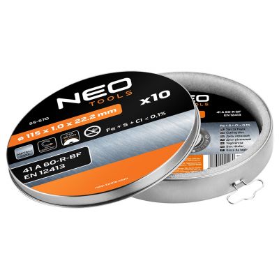 Tarcza tnąca do metalu 115x1,0x22,2mm 41 A60-T-BF INOX 10szt, GRAPHITE 55H570 GTX (55-570)