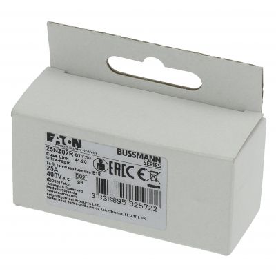 FUSE-D02 25A GR 400VAC E18 Wkładka D02 25A GR 400VAC E18 25NZ02R EATON (25NZ02R)