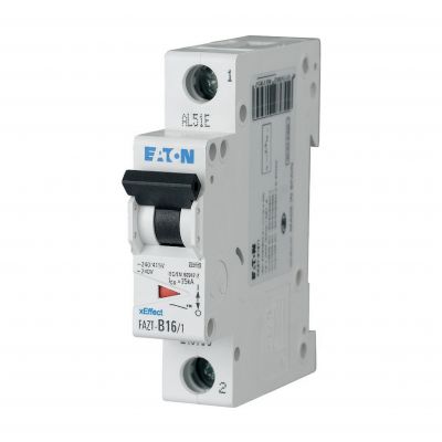 FAZT-B16/1 Wyłącznik nadprądowy 25kA B16A 1P 240795 EATON (240795)