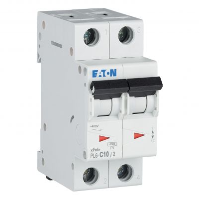 PL6-C10/2 Wyłącznik nadprądowy 6kA C10A 2P 286565 EATON (286565)