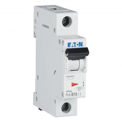 PL6-B10/1 Wyłącznik nadprądowy 6kA B10A 1P 286519 EATON (286519)