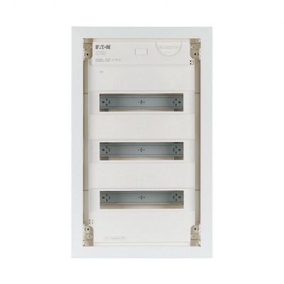 KLV-36UPS-F Rozdzielnica modułowa podtynkowa płaska 3x12 kl.II IP30 zawiera listwy N/PE 178818 EATON (178818)
