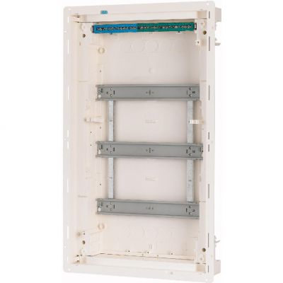 KLV-36UPS-F Rozdzielnica modułowa podtynkowa płaska 3x12 kl.II IP30 zawiera listwy N/PE 178818 EATON (178818)