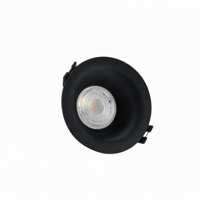 Oprawa oczko FIALE V BASIC GU10 OCZKO GU10 IP20 FI86x41MM CZARNY OKRĄGŁA Spectrum LED (SLIP001022)