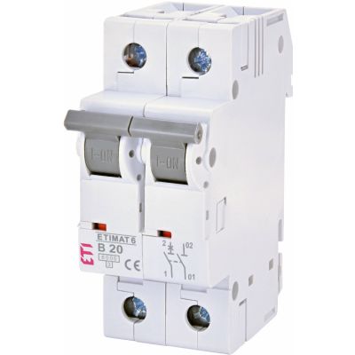 Wyłącznik nadprądowy ETIMAT 6 1P+N B1A 002112509 ETI (002112509)