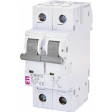 Wyłącznik nadprądowy ETIMAT 6 1P+N C25A 002142518 ETI (002142518)