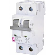 Wyłącznik nadprądowy ETIMAT 6 1P+N D6A 002162512 ETI (002162512)