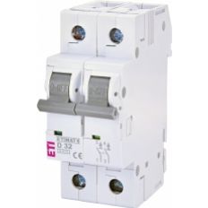 Wyłącznik nadprądowy ETIMAT 6 2P D32A 002163519 ETI (002163519)