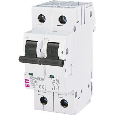 Wyłącznik nadprądowy ETIMAT 10 2P B40A 002123720 ETI (002123720)