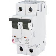 Wyłącznik nadprądowy ETIMAT 10 2P D20A 002153717 ETI (002153717)