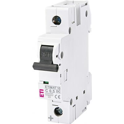 Wyłącznik nadprądowy DCMAT 10-DC 1P C0,5 002137701 ETI (002137701)